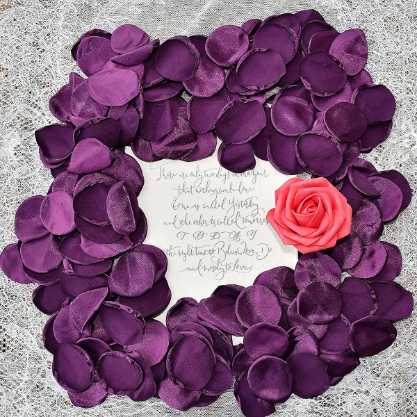 Rose Silkeblader 200 Stykker Til Bryllup, Jul, Bursdag, Nyttår Og Andre Høytider