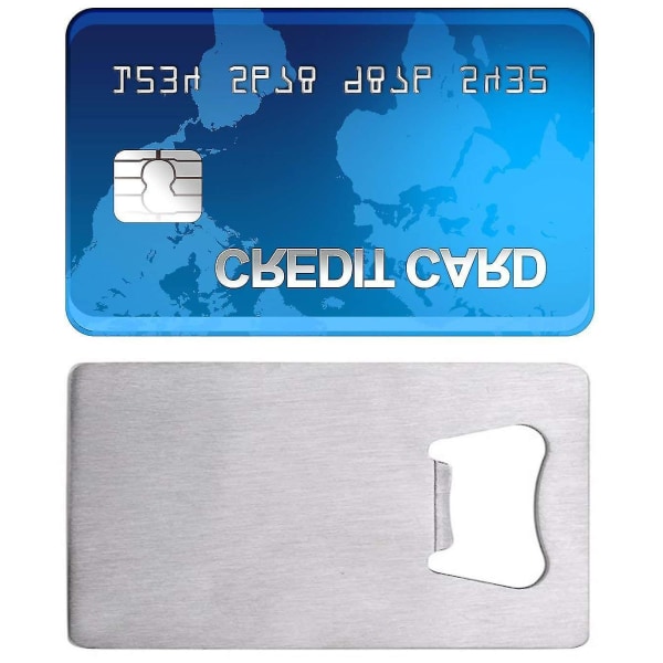 Kreditkort oplukker kompatibel med din pung - rustfrit stål