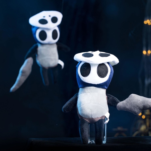 Hollow Knight Dukke Hollow Knight 2 Silk Song Spill Periferi Plysj Leke (30cm, mørke sjeler)