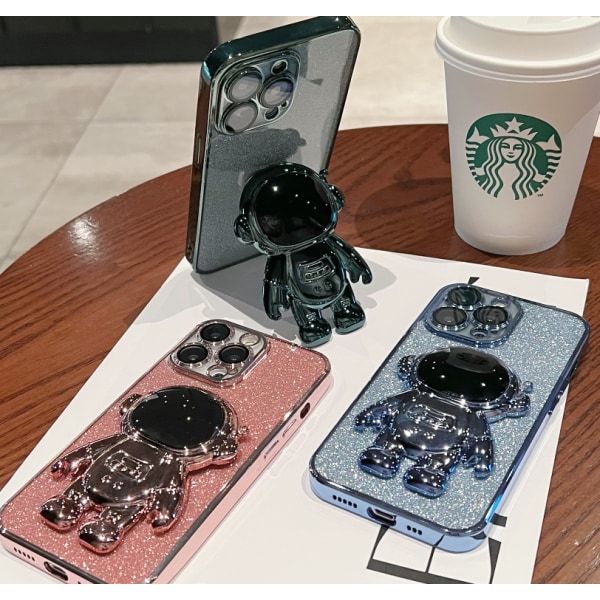IPhone case med astronautfäste svart iPhone14
