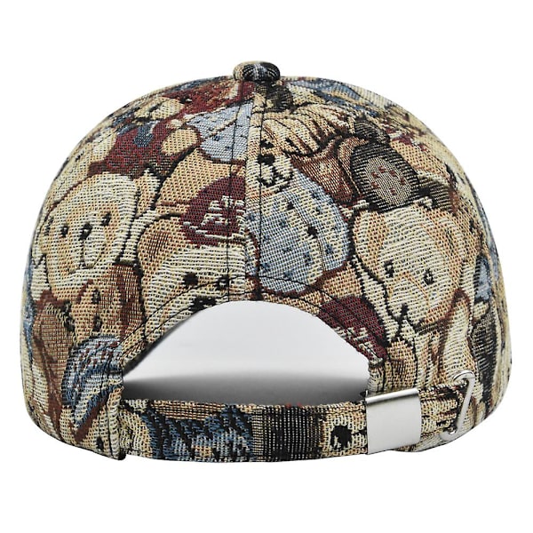 Koreansk version av The Bear Baseball Cap Puppy Cap tryckt casual ins All-match dam utomhushatt