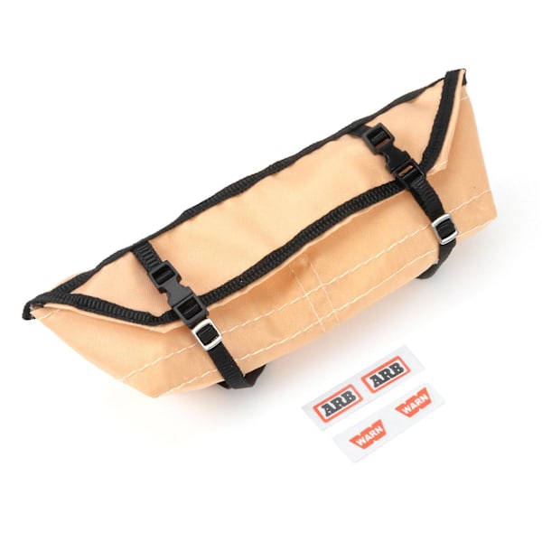 R/C modellbil Dekoration Bagageväska DIY Modifiera Kit För 1:10 Scx10 4x4wd Leksaker（Gul）