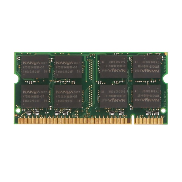 DDR 1 GB bærbar PC-minne RAM SODIMM DDR 333MHz PC 2700 200 Pins for Notebook Sodimm Memoria（grønn）