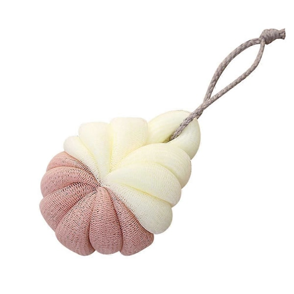 Badsvamp, Mjuk Svampnät Badborste Loofah Dusboll Rikliga Bubblor Kroppsskrubb Rosa