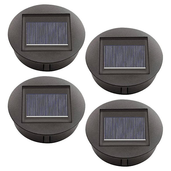 4 st solcellslampor med LED-lampor, solcellslampor, LED-solpanel lyktlock för utomhus hängande trädgårdslykta