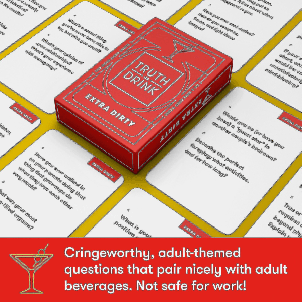 Sanning eller dryck Vuxen Casual Party Game Card hög kvalitet