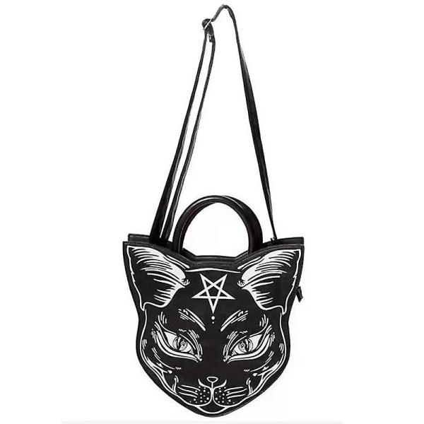 Halloween Dameveske Halloween Cat Face Bag, Y2k Cool Crossbody Bag, Fashion Novelty Handbags For Party Cosplay