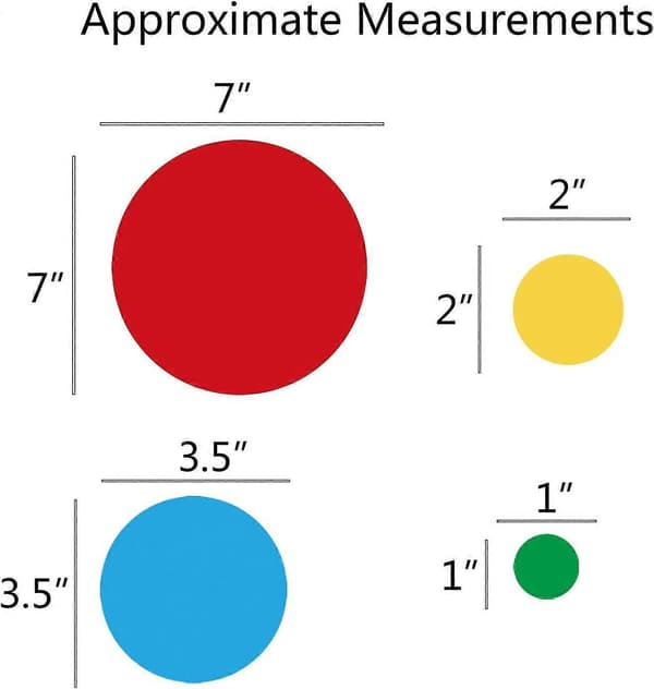 Väggdekaler för sovrum vardagsrum, Polka Dot väggdekaler för barn pojkar och flickor (160 cirklar)