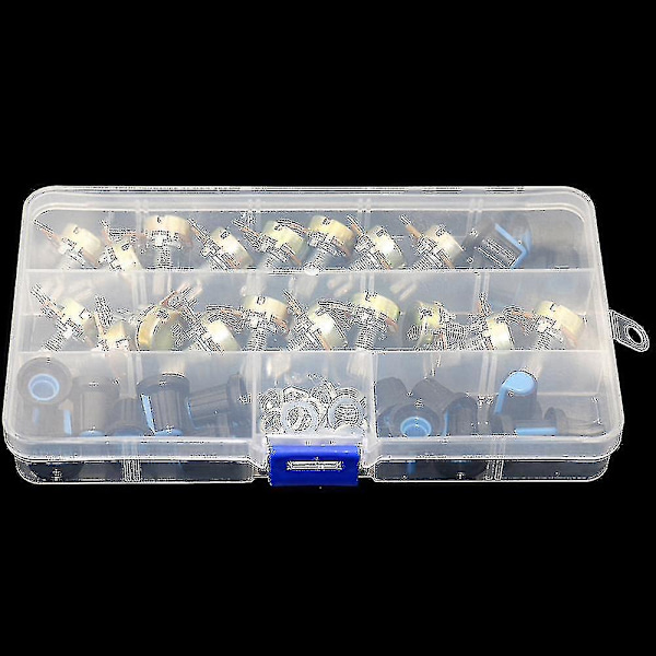 18-dels Wh148 Enkel Potentiometer Kit B1k/5k/10k/20k/50k/100k/1m