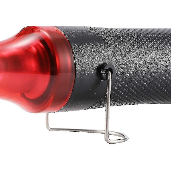 300w varmluftspistol håndholdt mini varmepistol for preging av varmeverktøy 220/110v Eu-plugg (svart)