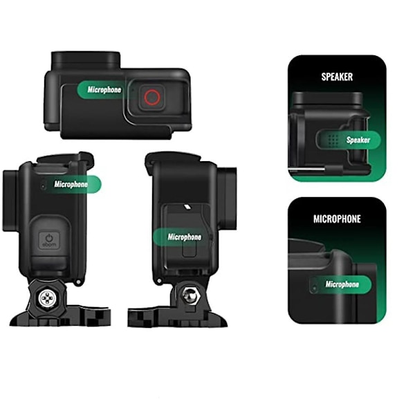 Skyddande ramfodral för Gopro-tillbehör, kamerahusfodral för Gopro Hero2018 Hero5 6 Hero 7 Black Action Camera（ram）