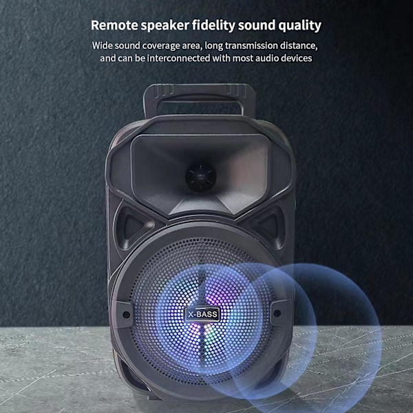 Bluetooth-högtalare, hem-subwoofer, bärbar utomhus-plug-in-kort, högt ljud, Bluetooth-överföring mer bekväm
