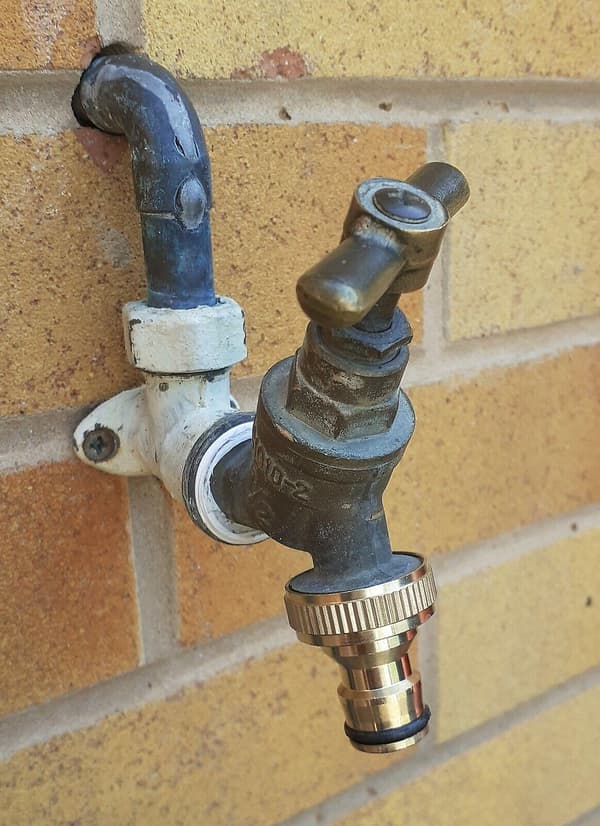 Mässing 3/4\" Universal Trädgårdskran Anslutning Vattenslang Adapter Snabbfäste