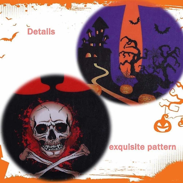 Halloween Utomhus Dörrhängande Banner Veranda Dörr Kopplingar Heminredning.