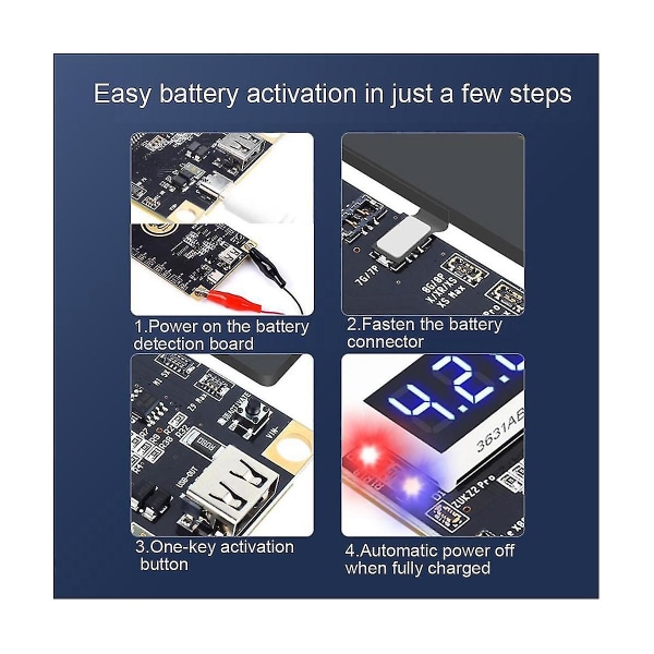 MECHANIC BA27 Battery Activation Detection Board Hurtiglading for / Android IOS Phone Charging Tester