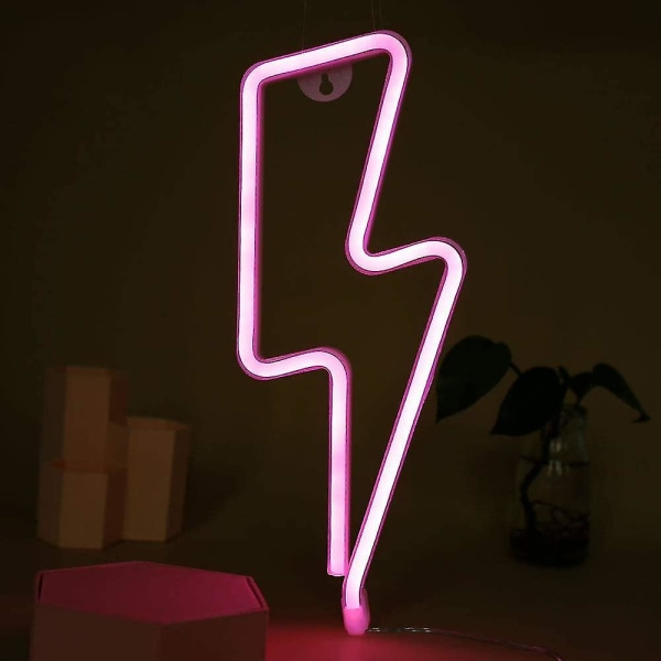 Neon Lyn Neon Light Led Skilt Formet Lys Vægdekor Til Fødselsdagsfest Dekoration Bryllup