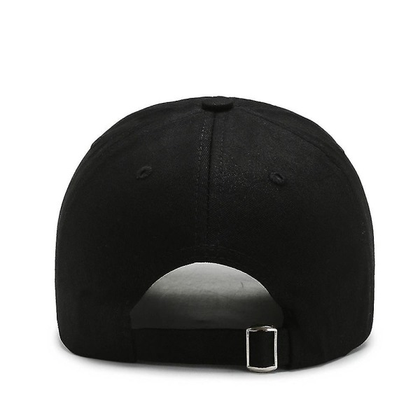 Mote Søt Smiley Face Baseball Cap Justerbar Solhatt Snapback For Kvinner Menn Gaver（Sort）