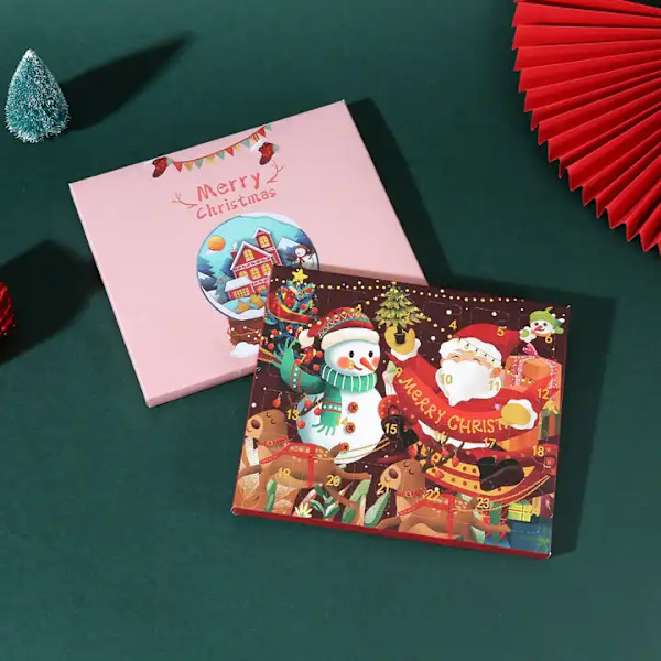 Joulukorujen lahja laskurikalenteri Adventi DIY-ranneke Blind Box Rose Gold