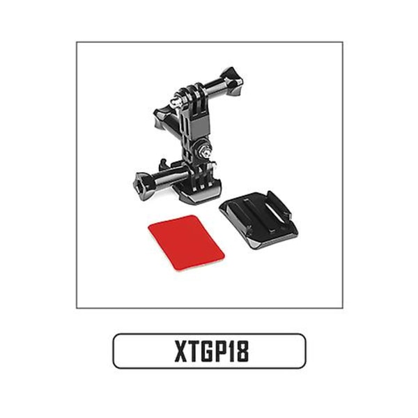 Shoot Action Camera Tilbehør Sett For Gopro Hero 10 9 8 7 5 Xiaomi Yi 4k Sjcam Sj4000 H9 Insta360 Base Mount Go Pro Hjelm Kit（XTGP18）