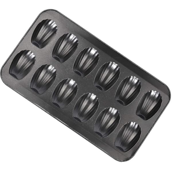 3 st Madeline bakformar Non-stick 12-koppars skalformad form