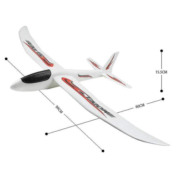 Epp Foam håndkastende fly (mærkat)