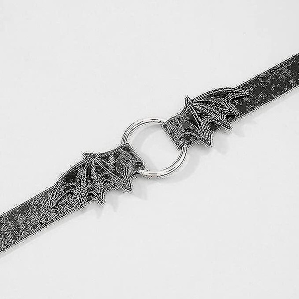 Gotisk flaggermus krage choker halskjede