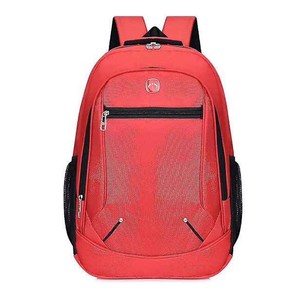 Men's Multifunction Rucksack Business Bags Casual Laptop Backpack Outdoor Travel Backpacks（Red）