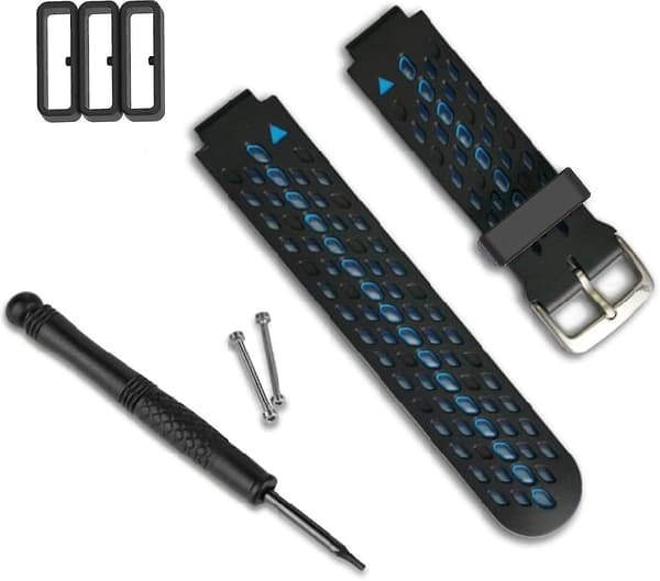 Silikonutskiftingsrem for Garmin Forerunner 35/235 (6-pakning)