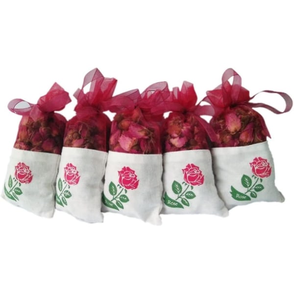 5 stk tørrede rosenblade poser taske 1,2 oz - Skuffer Opbevaringsskabe Tilbehør & Bil Opfriskning