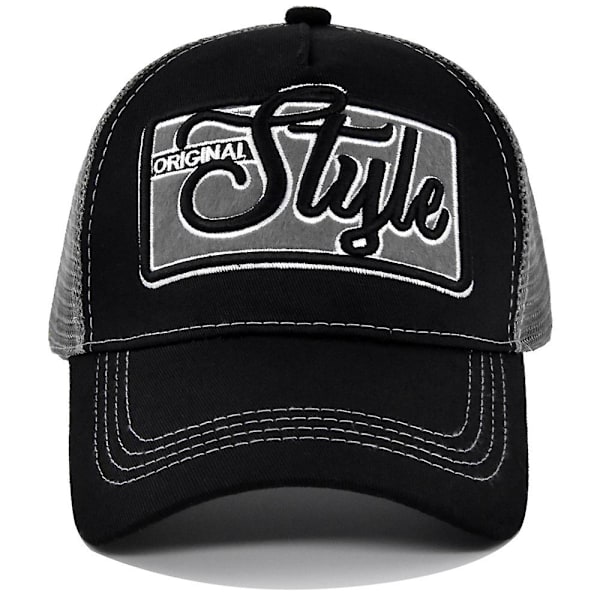 Style Broderet Baseball Cap Style Broderet Toppet Cap Mesh Cap Personlig Broderet Buet Skygge Solhat