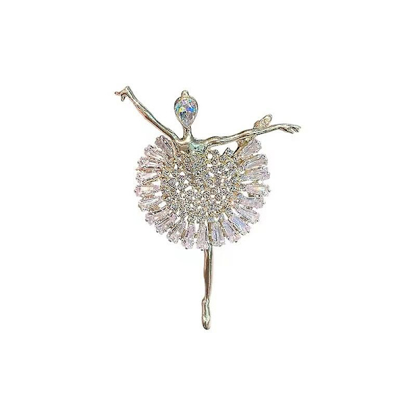 1 st bröstnål Ballerina form brosch Delikat klädtillbehör