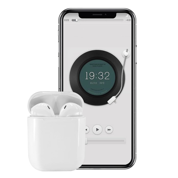 Bluetooth Trådlösa Hörlurar Hörlurar In-ear Öronsnäckor För Iphone AndroidPearl White