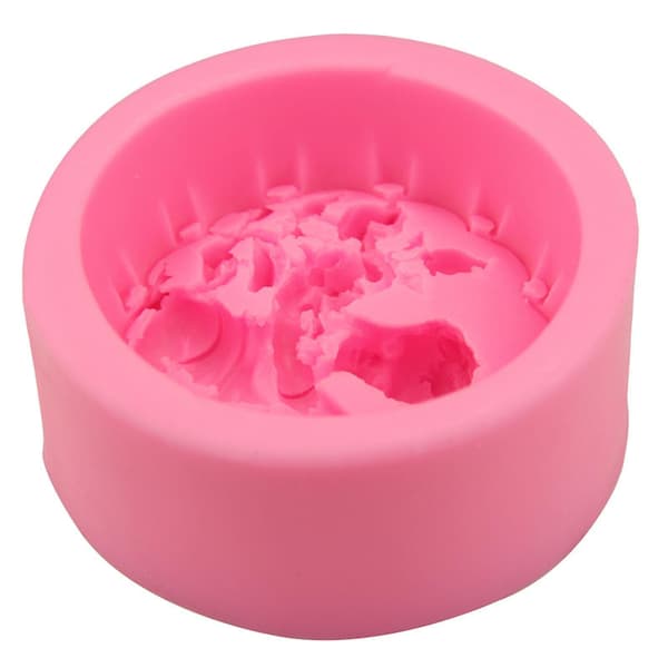 Vacker design silikonform ros vinkelform älva bakform fondant kaka -ZHENV