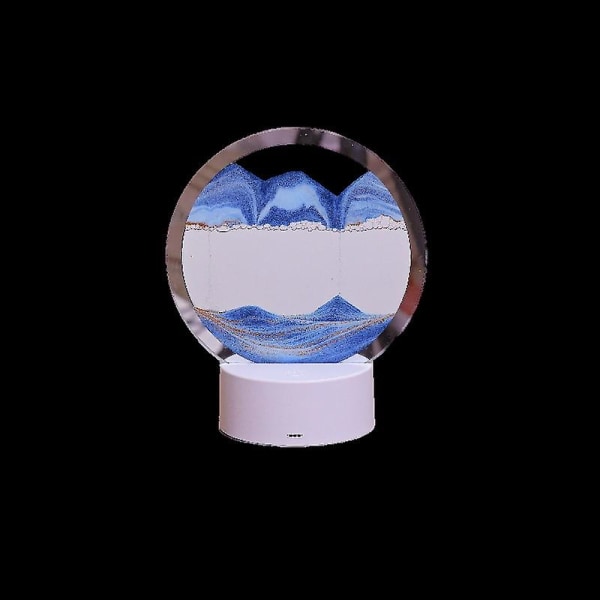 3D Nattljus LED Illusion Lampa Kreativ present Visuell lampa Trefärgad Touch Fjärrkontroll Creative Gift Skrivbordslampa