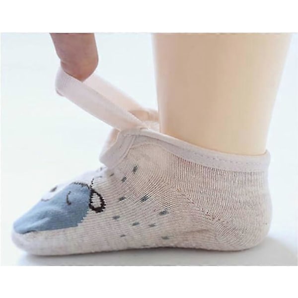 Halkskyddsstrumpor med Grepp för Spädbarn och Småflickor, Mary Jane-Stil, 1-3 År