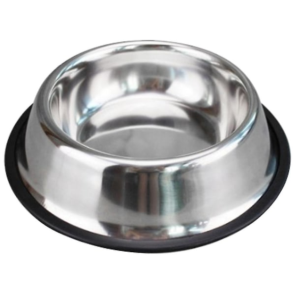 Vand- og madskål til hunde i rustfrit stål (30 cm)