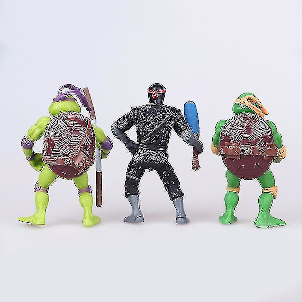 6 st Ninja Turtles Set Actionfigur Ninja Turtles Leksaksset Plast Leksaksfigur Samling