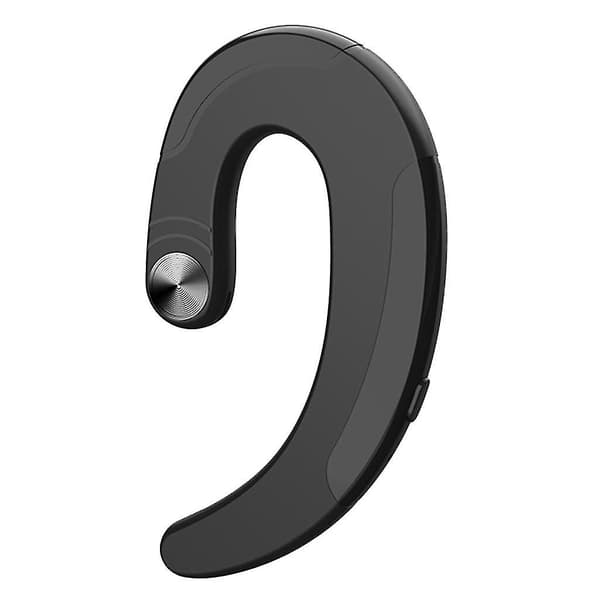 Q25 Trådløse Bluetooth-hovedtelefoner med mikrofonforbindelse Ørekrog Sort
