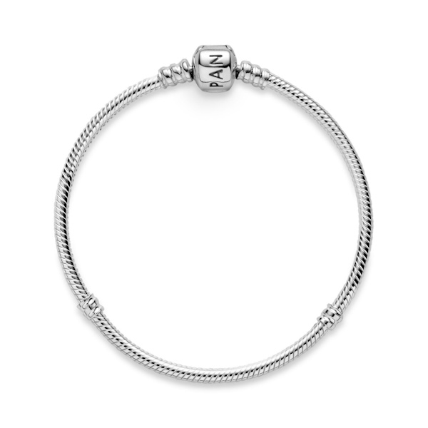 Damsilverarmband med ikonisk ormkedja för berlocker 16 cm