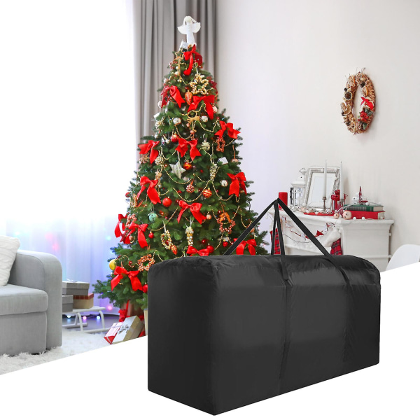 Opbevaringspose til juletræer Ekstra store, kraftige opbevaringsbeholdere, Oxford-opbevaringspose（173*76*51CM）