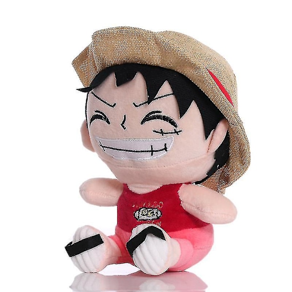 Kawaii One Piece Plyschleksaker Stoppade Chopper Cartoon Lovely Toy 25cm Luffy Chopper Sabo Plyschdockor Söta Peluche Present Till Pojke Barn（14cm）