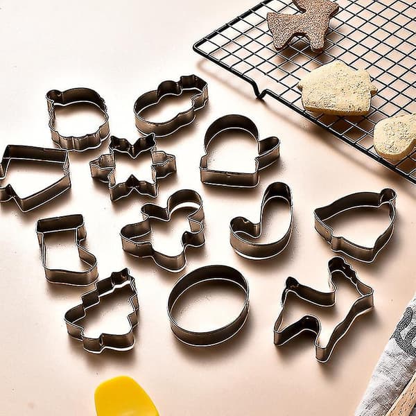 Jul Cookie Cutter Set, Jul Cookies Formar Biscuit Form Jul