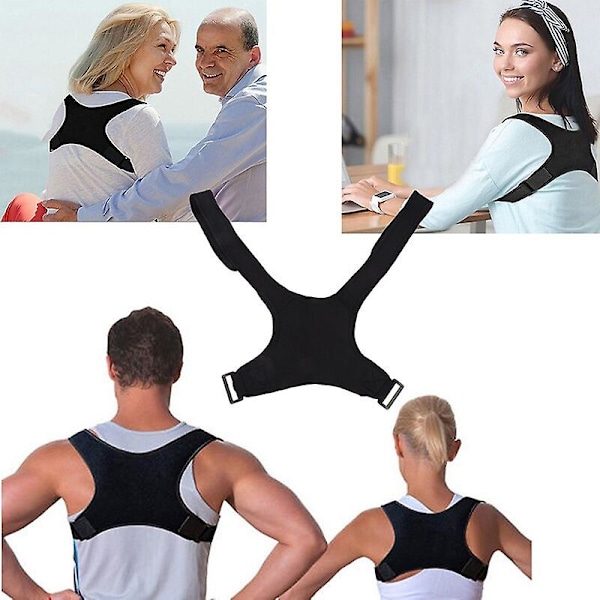 Selkä Posture Corrector -tukihihna Kipulääkkeet Ryhtihihna Korjaaja Olkapääside -（M）