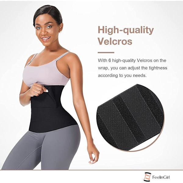 Midjetränare för Kvinnor Bastu Trimmer Bälte Mage Wrap Plus Size