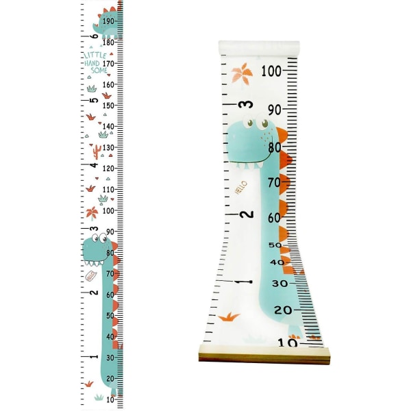Vinterkampanj, tillväxtdiagram för barn, längddiagram, vägglinjal avtagbar höjdmätningsschema hängande linjal för småbarns höjdväggsschema för pojke flicka