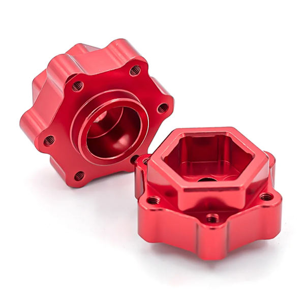 Hex-omvandlare Hex-huvudkoppling breddad på ena sidan 5mm 2st Ersättning för LOSI 1/8 LMT SOLID AXLE 4WD RC-bil