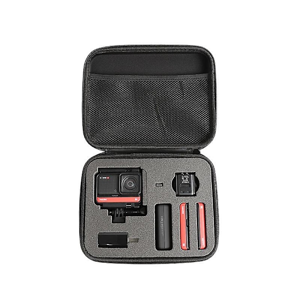 Opbevaringspose til Insta360 One R - Beskyttelsesboks til Insta 360 Oner Panoramic Camera Lens Set Taske - Bærbar Oner Action Camera Tilbehør（Medium）