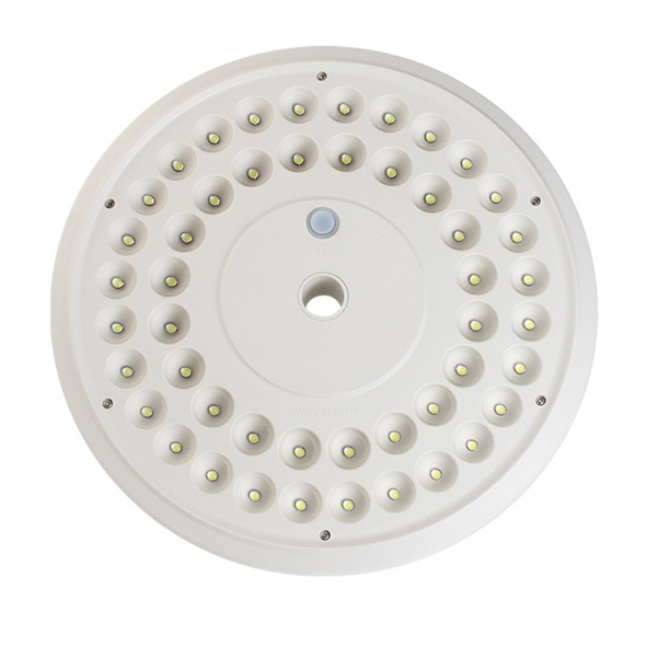 Natt utomhus downlight solcellsstolpe lampor flaggstångslampa 48 LED