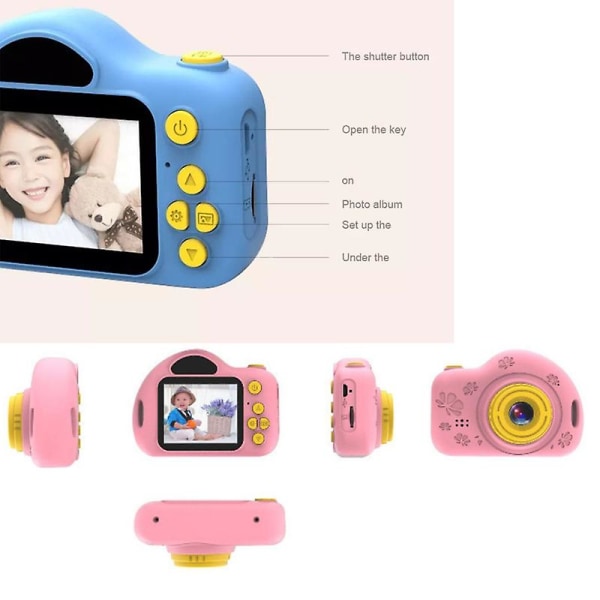 Mini børnekamerakort Børnevideokamera videooptager Legetøjsgave