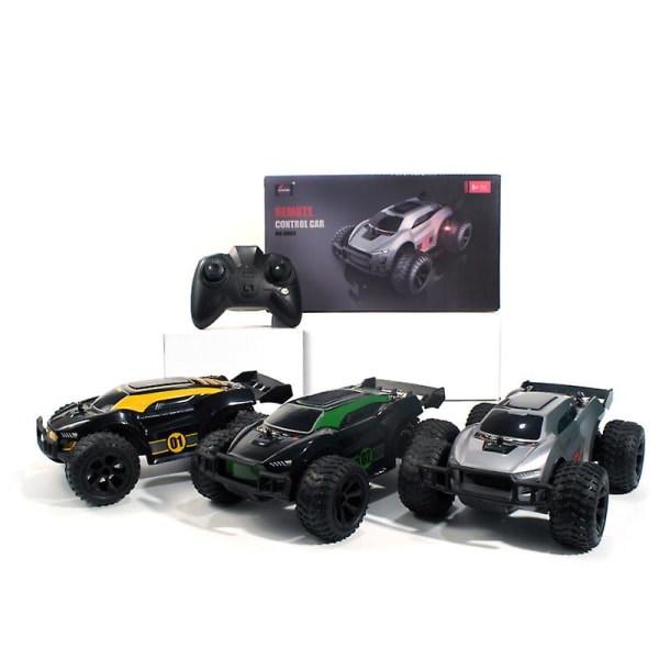 Barnfjärrkontroll för bil terrängfordon Fjärrkontroll Stunt Racing Pedagogisk leksak för barn（Grön）